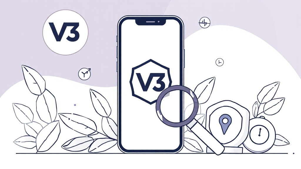 V3 Mobile Security 활용법 (illustration 스타일)