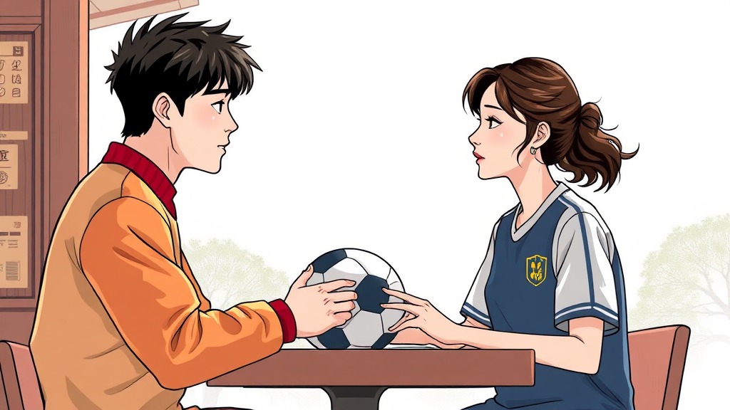 매력적인 인물 분석 (illustration 스타일)