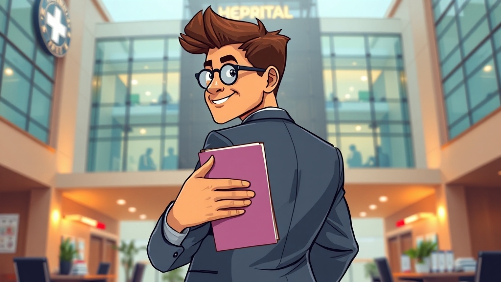 보건직 공무원 경력 인정 (cartoon 스타일)