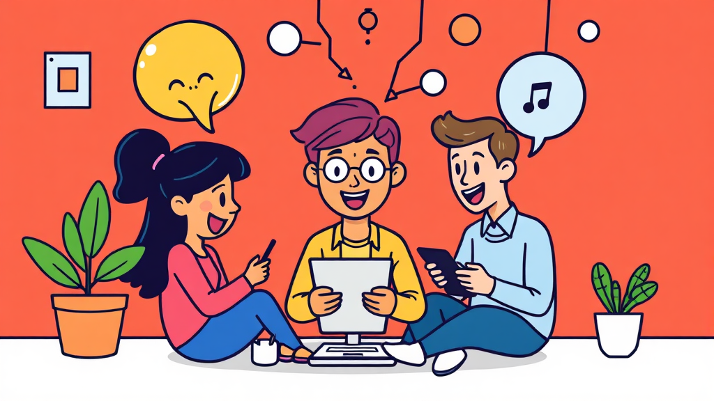 나에게 맞는 요금제 선택 (cartoon 스타일)