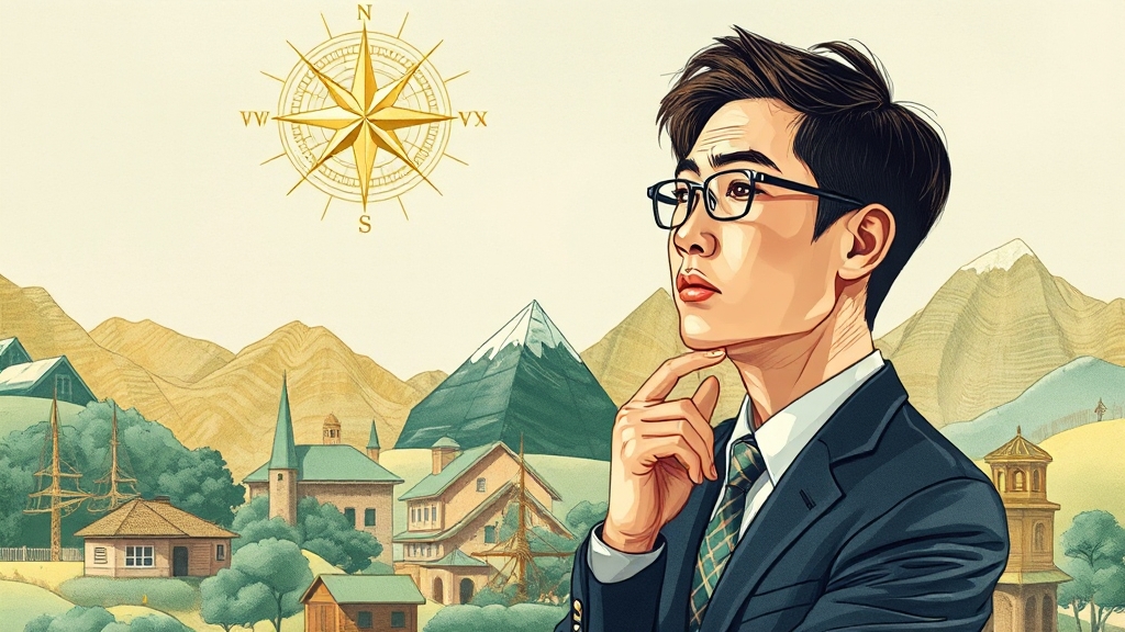 투자 전략 및 유의사항 (illustration 스타일)