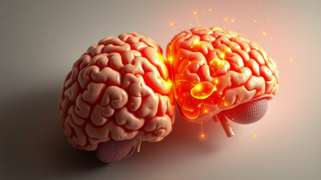 뇌 건강을 위한 실천 가이드: 숙면과 휴식으로 집중력 높이기 (realistic 스타일)