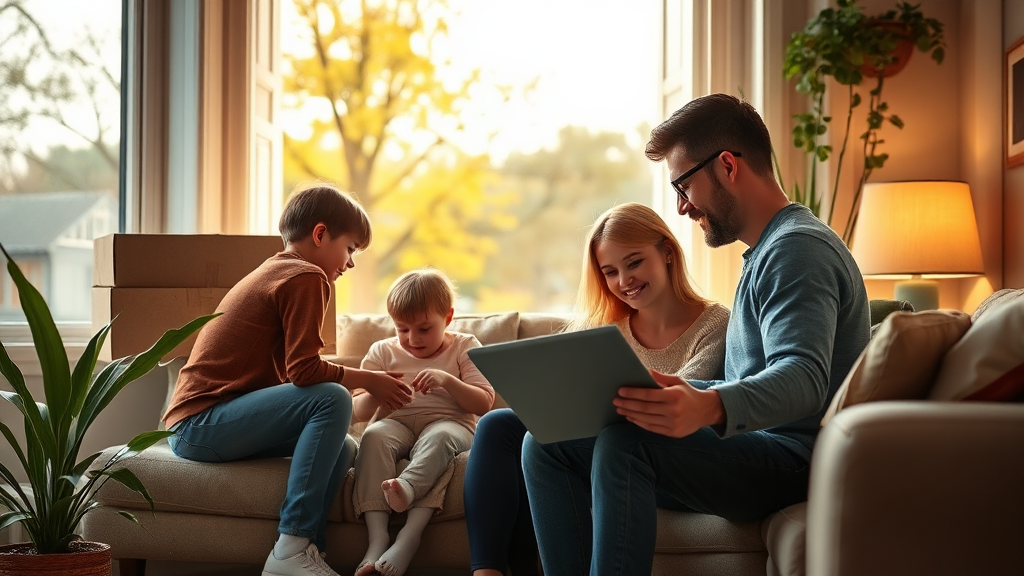 이사 후 재신청 안내 (realistic 스타일)