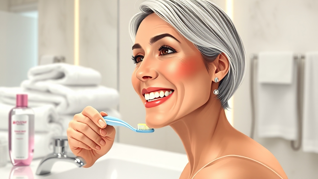 잇몸 출혈 예방, 구강 관리 제품 추천 (illustration 스타일)