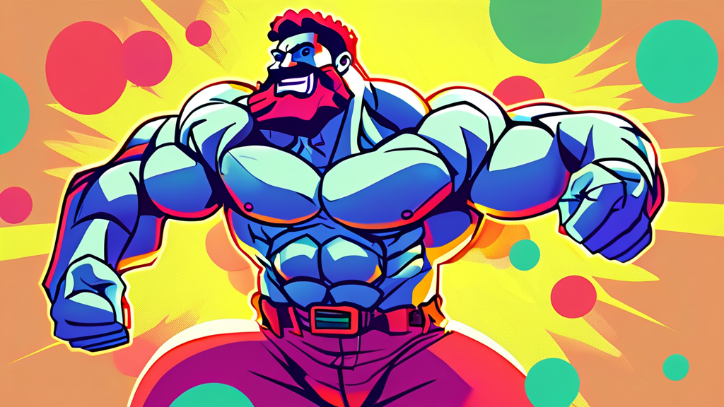 기초대사량 높이는 방법: 단백질의 역할 (cartoon 스타일)