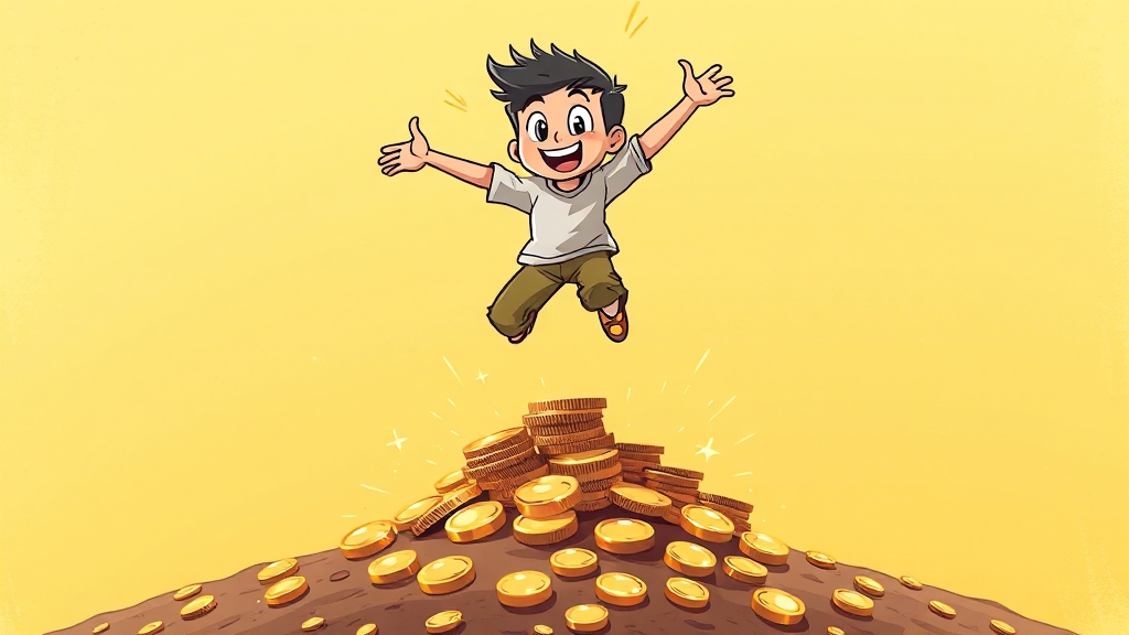 자산 형성 성공 전략 (cartoon 스타일)