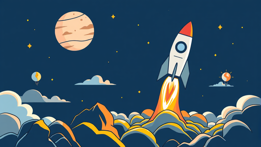 성장 가능성과 전망 (illustration 스타일)