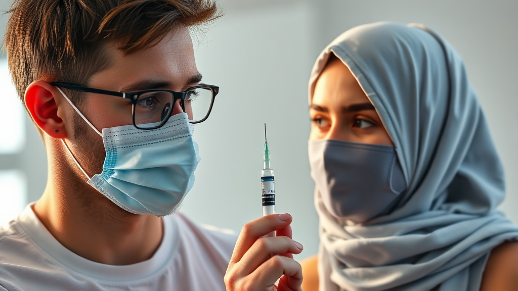 가다실 9가 접종, 누구에게 필요할까요? (realistic 스타일)