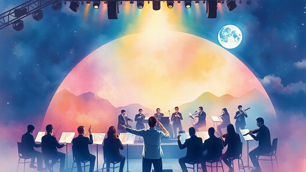 콘서트 관련 소식: KBS 대기획 & 방송 정보 (watercolor 스타일)