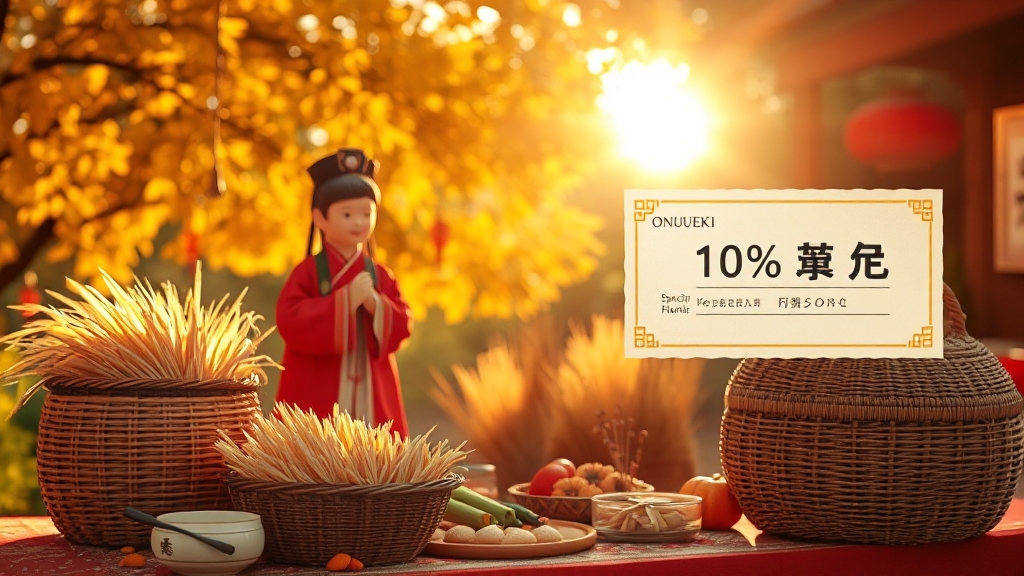 추석 온누리상품권 할인 정보 (realistic 스타일)