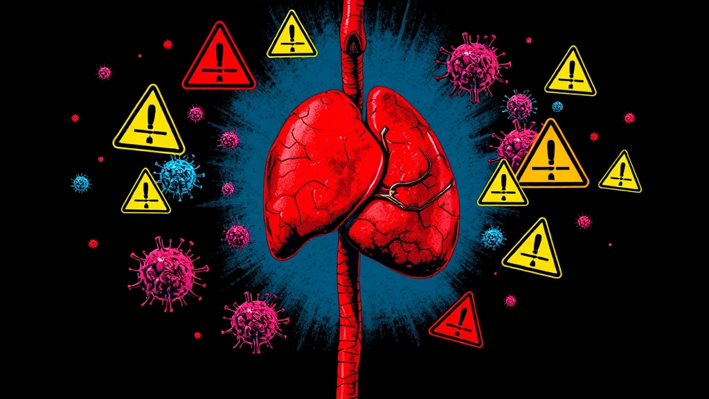 간암 주요 원인과 위험 요인은? (popart 스타일)