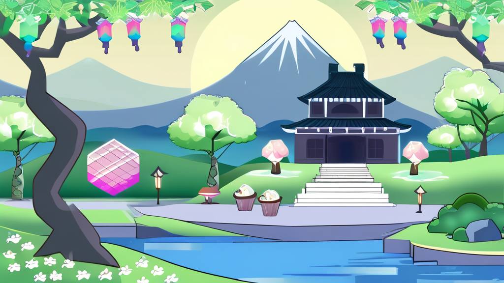 봄빛풍경 테마 보상 활용 및 추가 정보 (illustration 스타일)