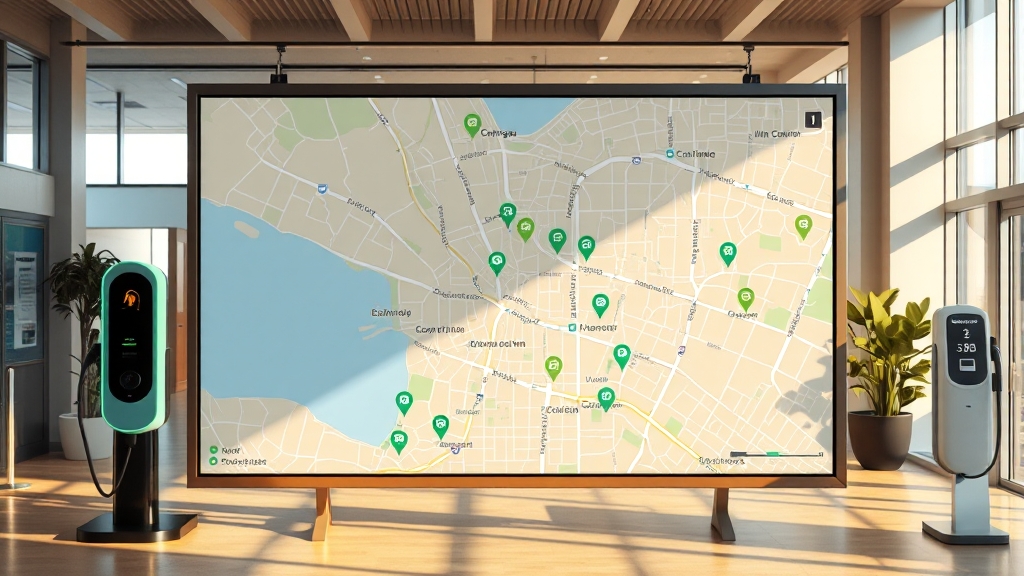 충전소, 어디서 찾아야 할까? (realistic 스타일)