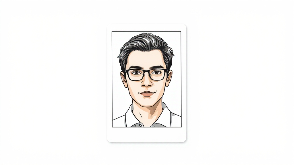 여권 사진 규정 완벽 정리 (illustration 스타일)