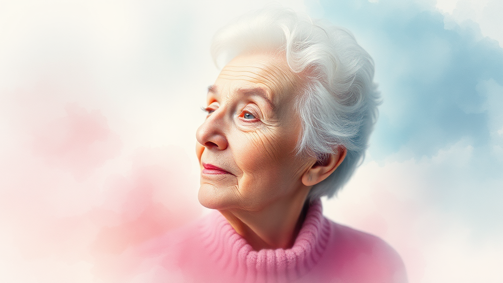 대상포진 예방접종, 왜 중요할까요? (watercolor 스타일)