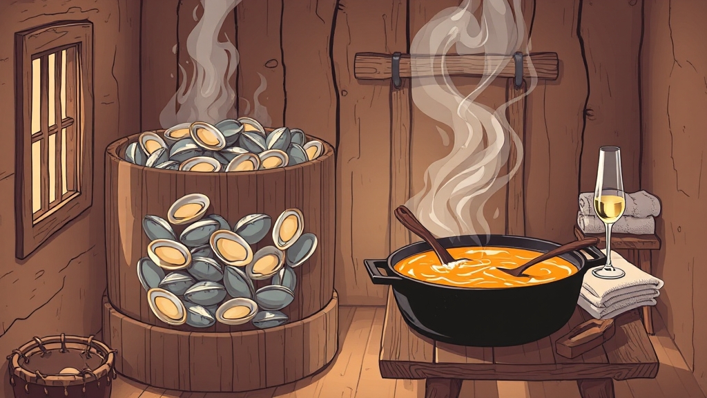 뻘하우스 분위기 (illustration 스타일)
