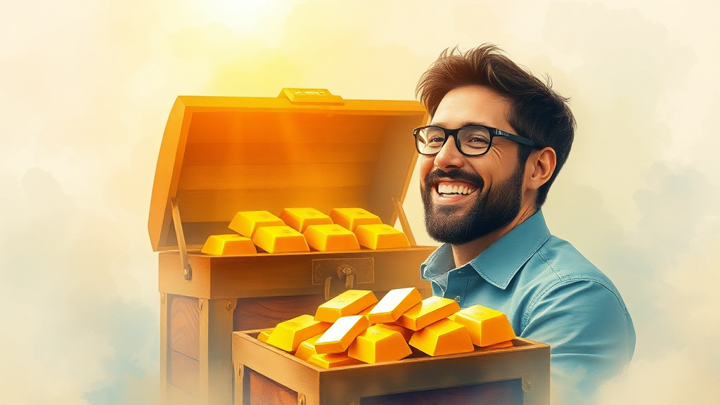 마무리: 현명한 금 투자로 미래 준비! (watercolor 스타일)