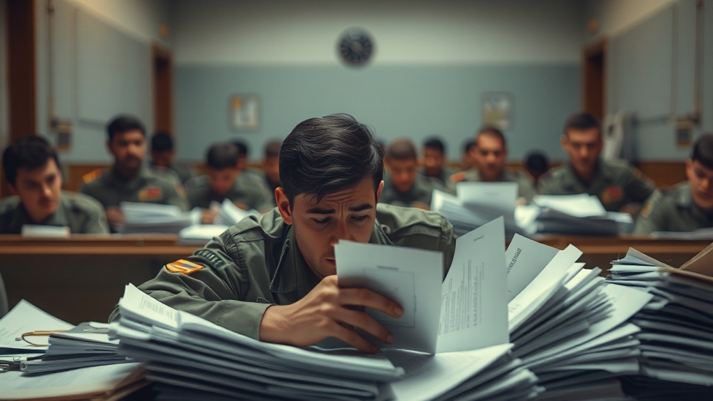 면제/전환 심사 과정 (realistic 스타일)