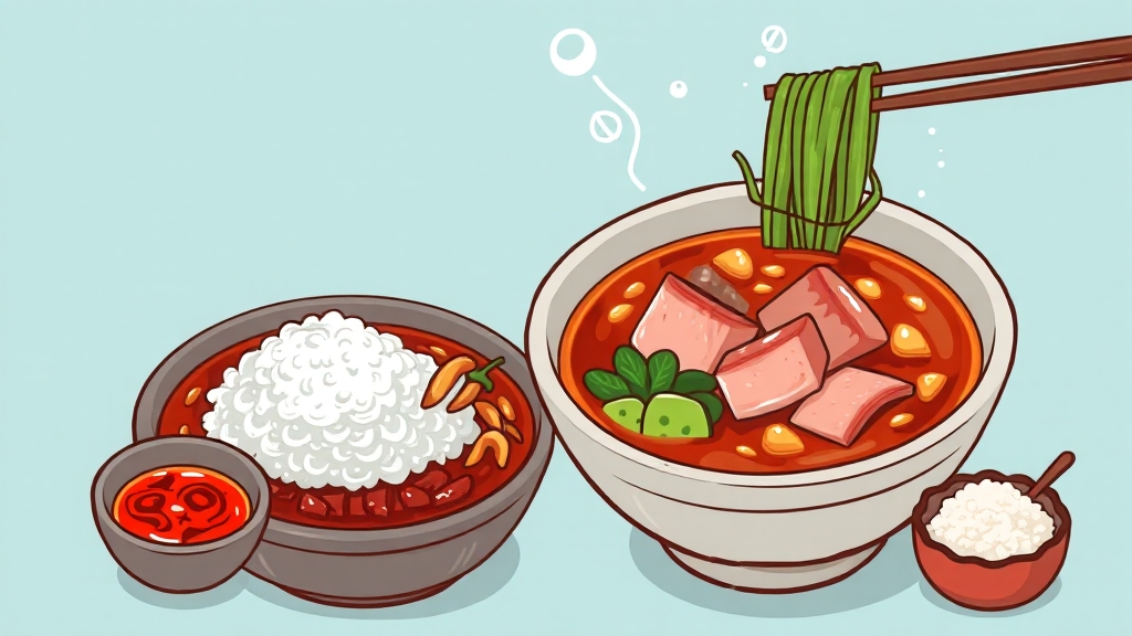 특별 레시피: 참치, 스팸 (cartoon 스타일)