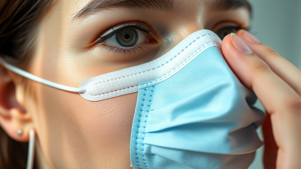 혈관운동성 비염 치료 방법 (realistic 스타일)