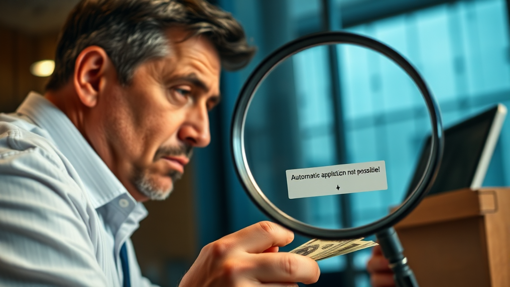 자동 신청 불가 및 거절 사유 (realistic 스타일)