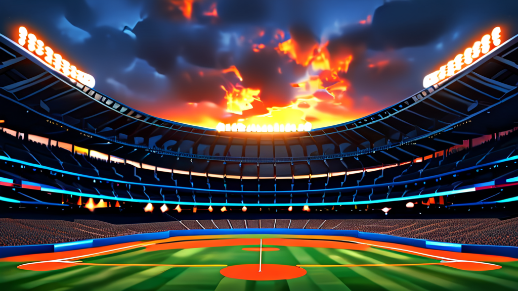 개막전 경기 일정 및 주요 매치업 (realistic 스타일)