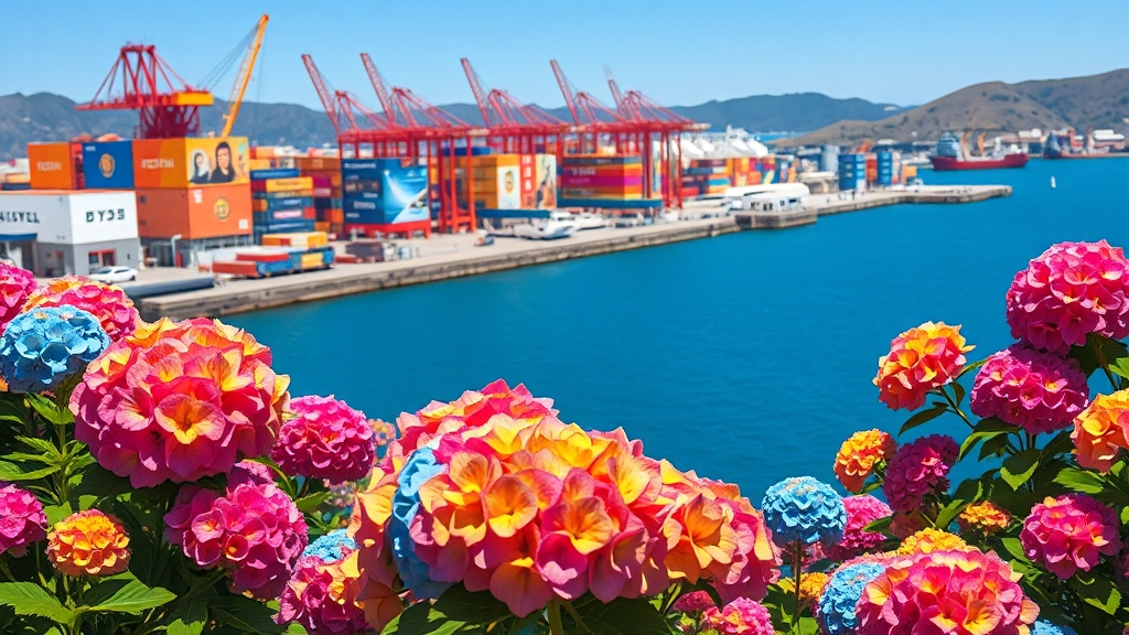 수국축제 핫플레이스: 지역별 추천 (popart 스타일)