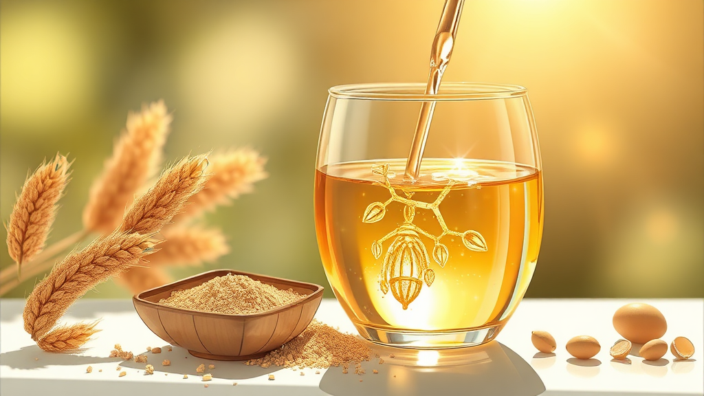 카무트 효소 섭취 방법 (illustration 스타일)