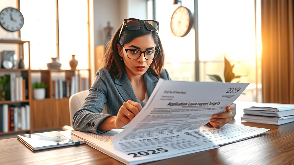 신청 시 주의사항, 꼼꼼히 확인하세요! (realistic 스타일)