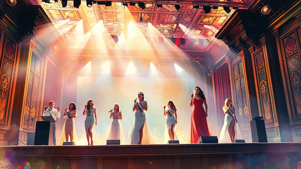 주요 참가자 및 라운드별 결과 (watercolor 스타일)