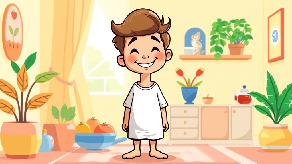 건강한 삶을 위한 8체질 활용 (cartoon 스타일)