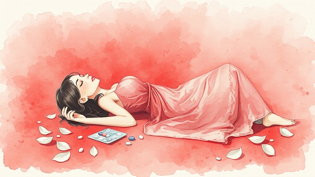 부작용 및 주의사항 (watercolor 스타일)