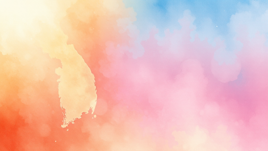 전국 날씨 예보 활용법 (watercolor 스타일)