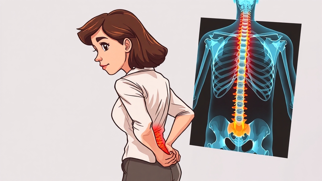 척추전방전위증, 다른 척추 질환과 어떻게 다를까? (cartoon 스타일)