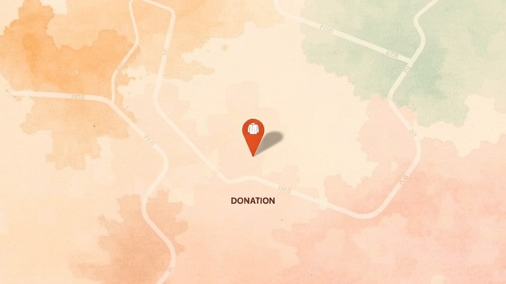 헌옷 수거함, 어디서 찾을까요? (watercolor 스타일)