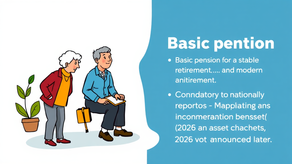 기초연금 수급 중 유의사항 및 자주 묻는 질문 (cartoon 스타일)