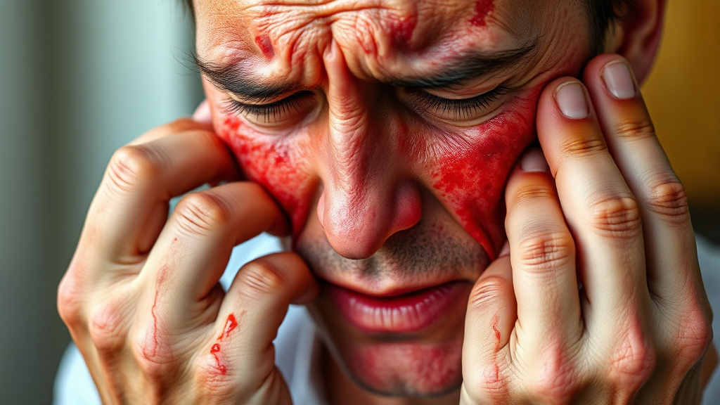 지속 시 대처 및 전문 치료 (realistic 스타일)