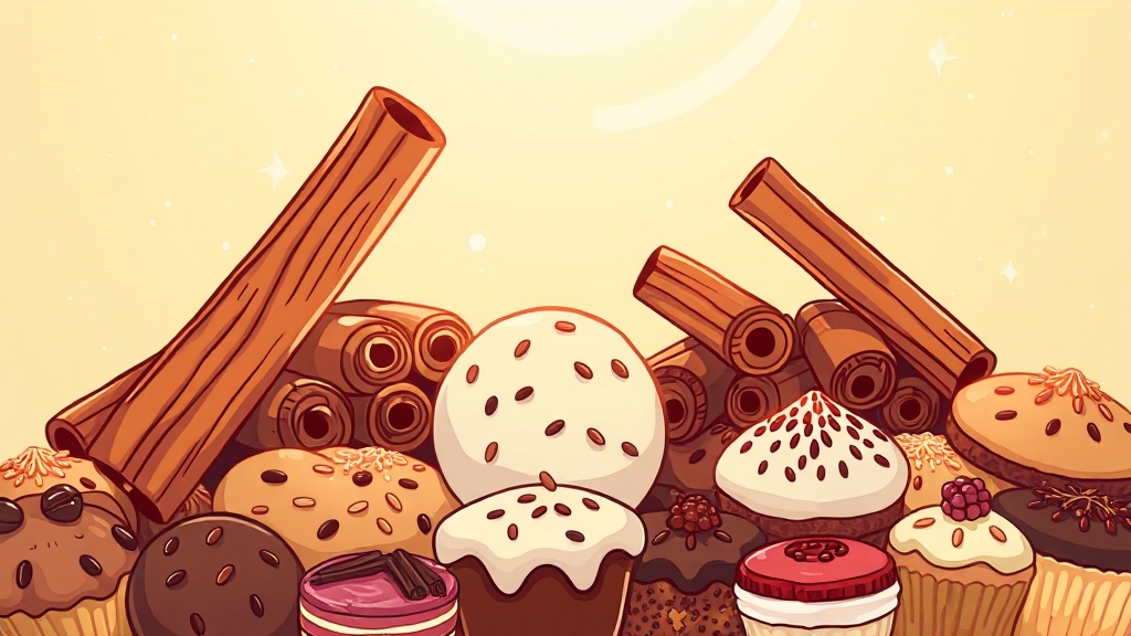 계피 vs 시나몬, 뭐가 다를까? (cartoon 스타일)