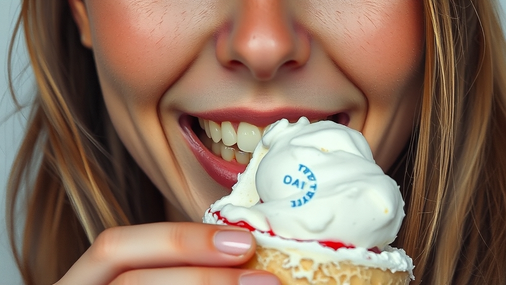 주요 원인 2: 잇몸 질환과 신경 노출 (watercolor 스타일)