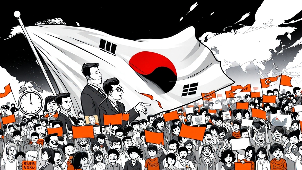 국내외 정치 및 사회 뉴스 (cartoon 스타일)