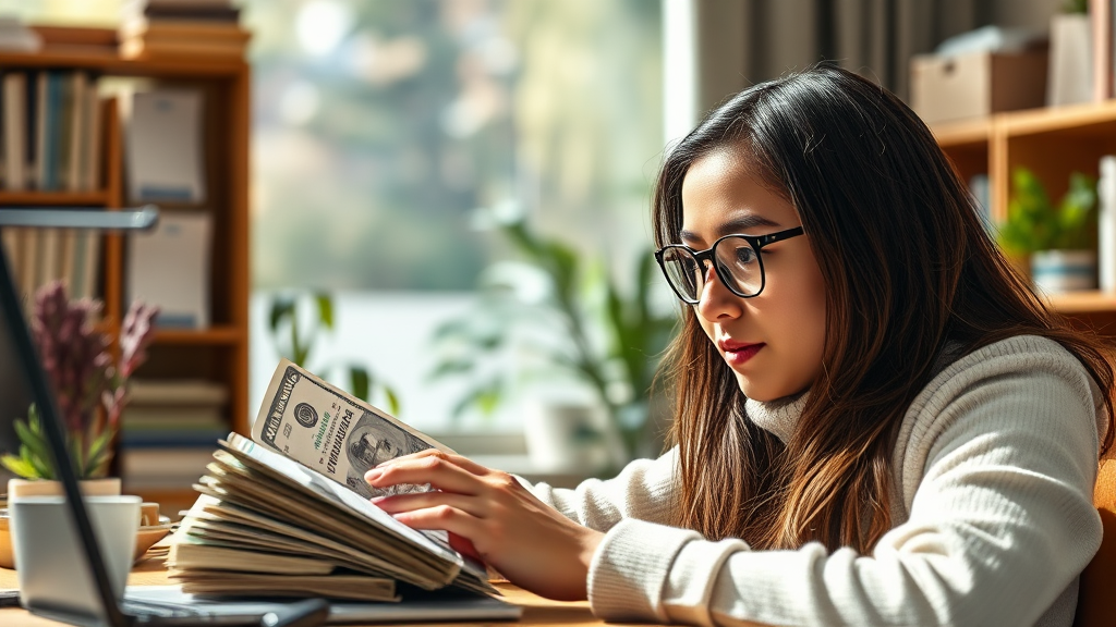 자금 관리 및 상환 계획 수립 (realistic 스타일)