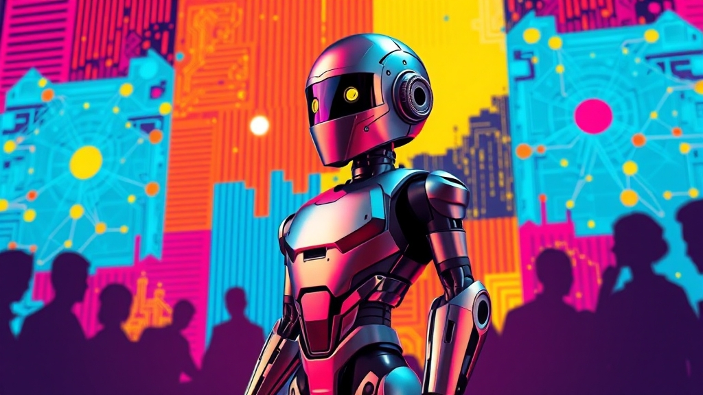 AI 로봇 스타트업 성공 사례 (popart 스타일)