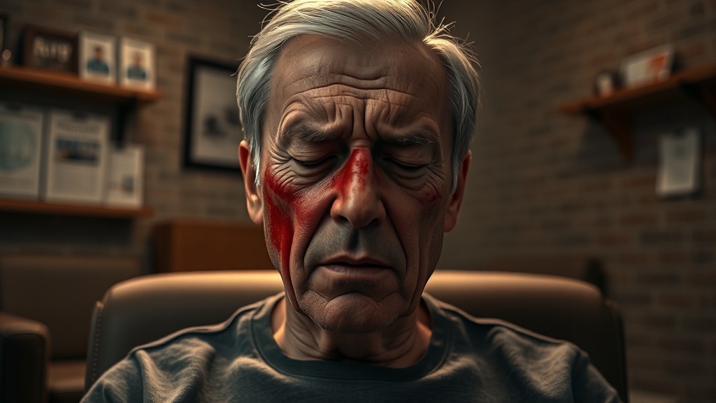 대상포진 후유증: 대상포진 후 신경통 관리 (realistic 스타일)
