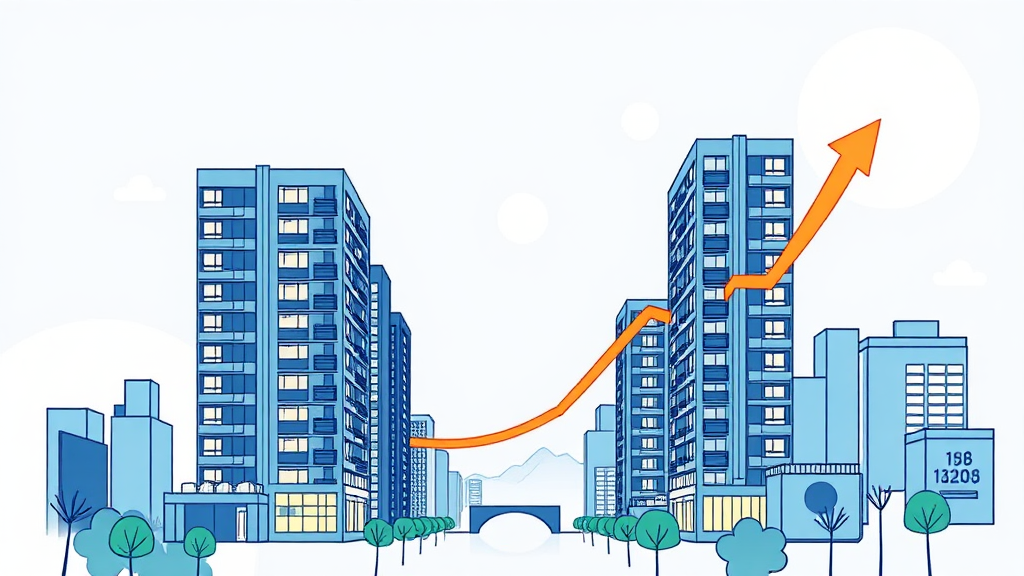 서울 아파트 가격, 13.5% 상승 현황 분석 (illustration 스타일)