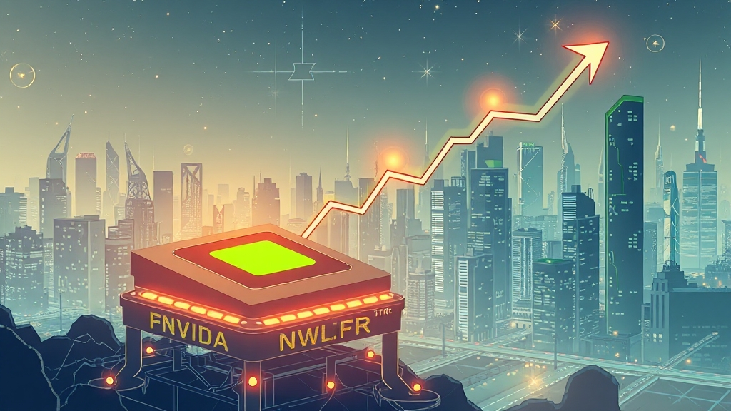 엔비디아 주식 투자 시 고려 사항 (illustration 스타일)