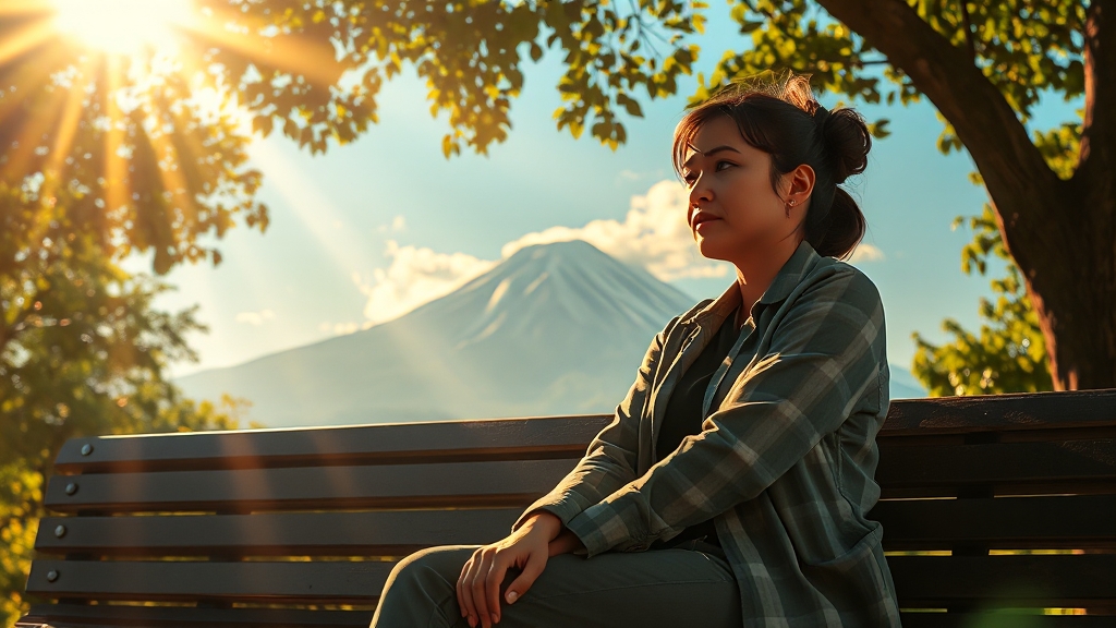 만성 피로 원인과 증상 (realistic 스타일)