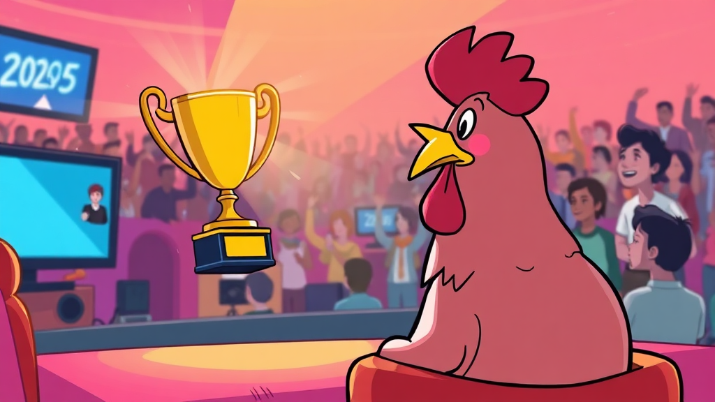 연예대상 시청 전 확인 (cartoon 스타일)