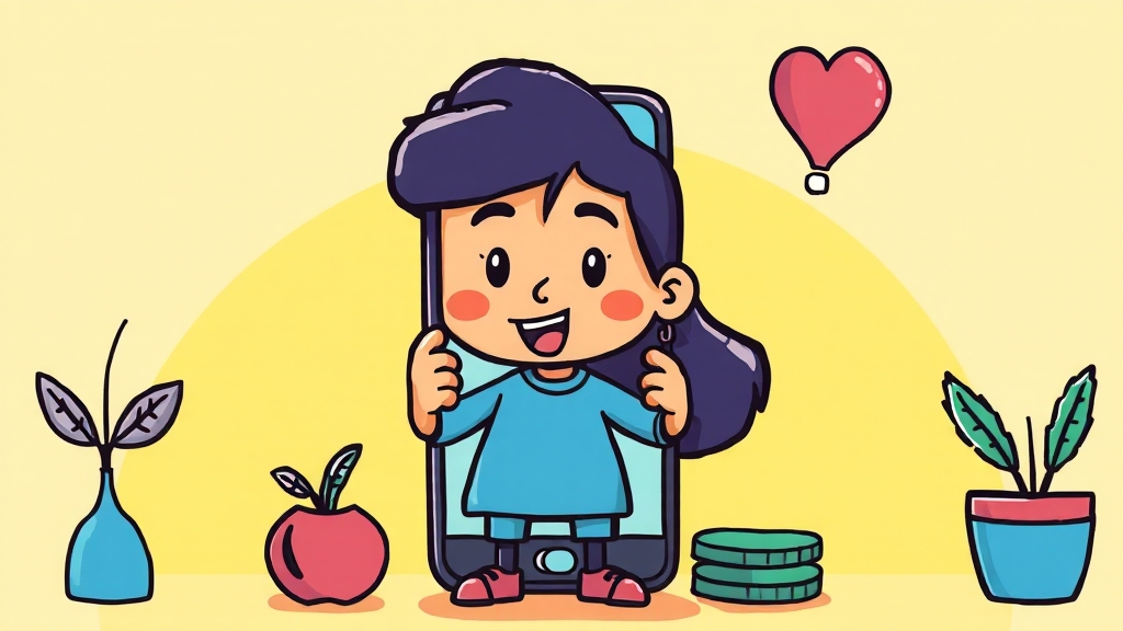 알뜰폰이란 무엇일까요? (cartoon 스타일)