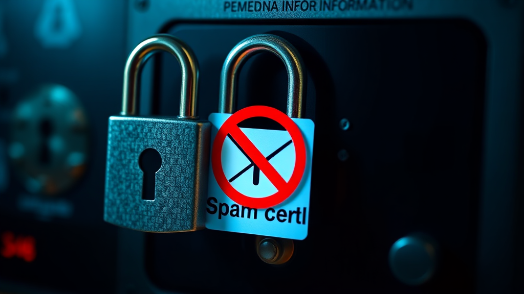 스팸 메일 규제, 구체적인 내용은 무엇일까요? (realistic 스타일)