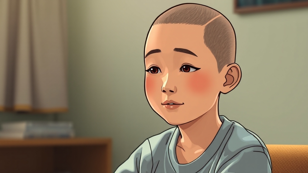 차현승의 백혈병 투병 과정 (realistic 스타일)